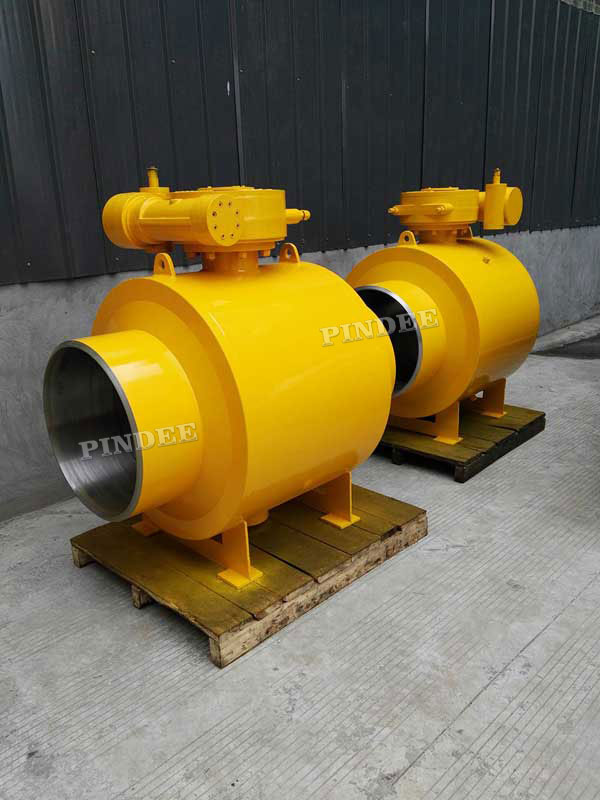 Gear Type Fully Welded Ball Valve