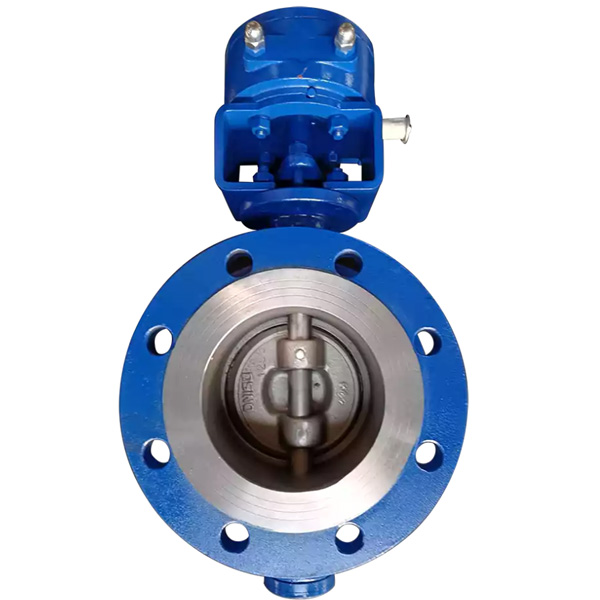 Pindee Valve Manufacture DN150 Triple Eccentric Yoke Butterfly Valve