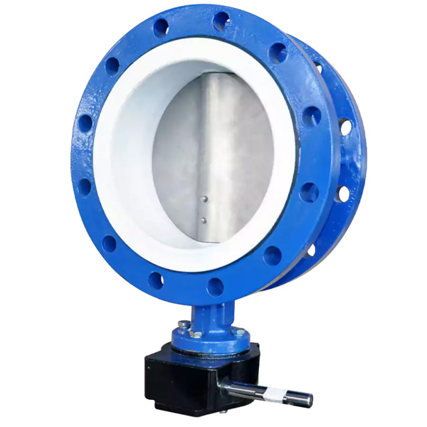 CF8M Disc PTFE Seat Flanged Butterfly Valve Manufacture by Pindee Valve