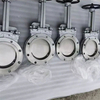 SS DI PN10 PN16 Class150 Flange Knife Gate Valve