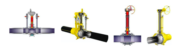 Forge Steel Fully Welded Ball Valve Drawing
