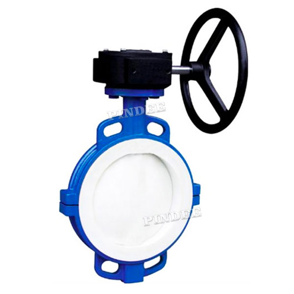 Full PTFE Lined Wafer Butterfly Valve