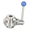 Sanitary Stainless Steel Butterfly Type Ball Valve Tri Clamp