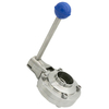 SMS 3A Sanitary Welded Butterfly Valve