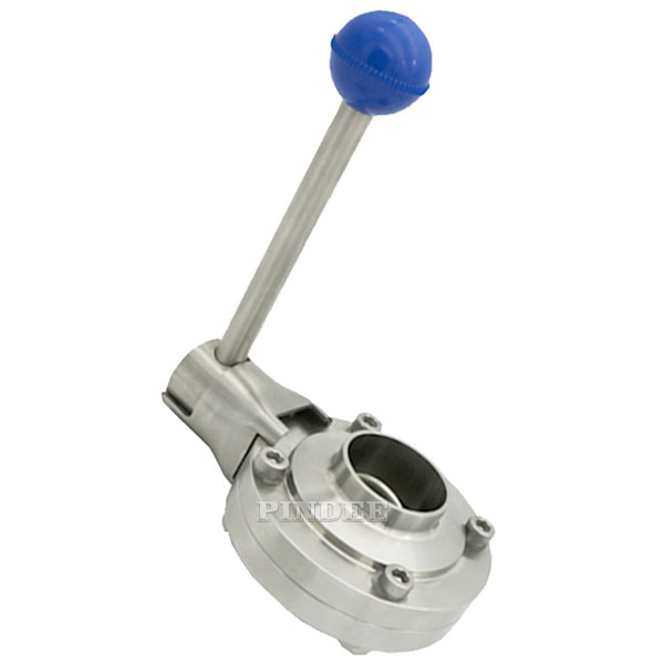 SMS 3A Sanitary Welded Butterfly Valve