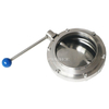 Sanitary Weld Butterfly Valve With Pull Handle