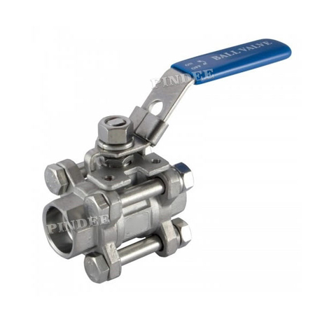 3PC Stainless Steel Socket Weld Ball Valve