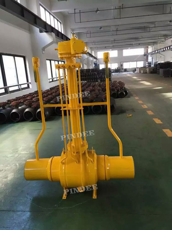 Gas Exhaust Welded Ball Valve