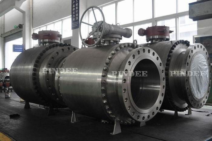  Large Size Forged Steel Trunnion Ball Valve