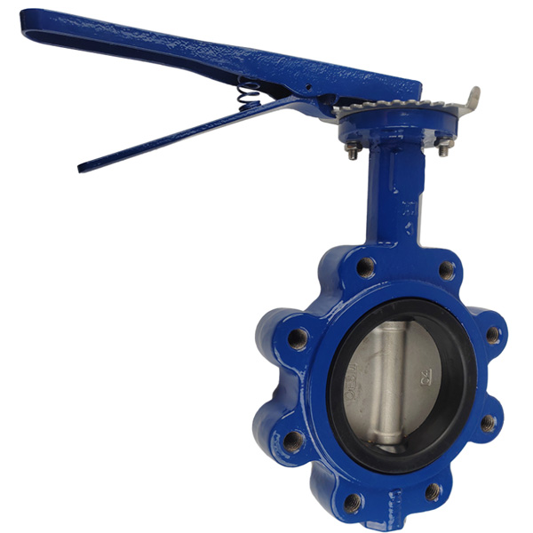 Ductile Iron Bod EPDM Seat Lug style Butterfly Valve Manufacture by Pindee Valve