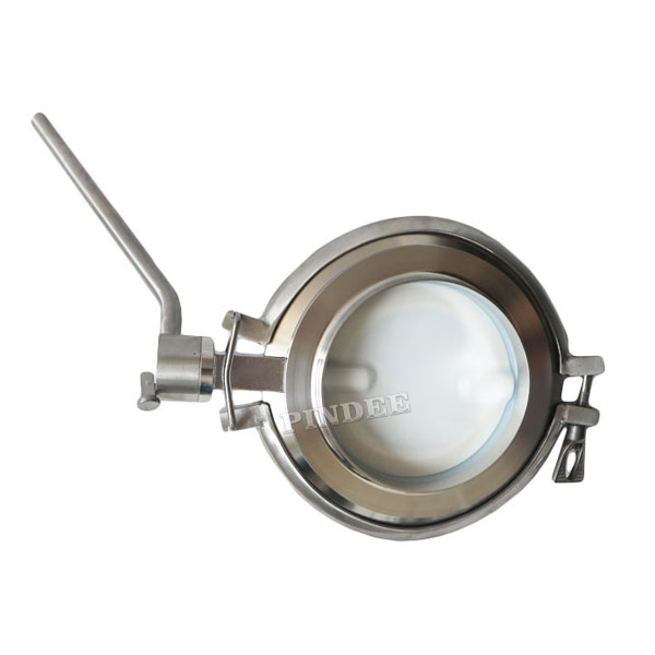 Hygienic Welded Powder Tight Butterfly Valves Wafer Tri Clamp connection
