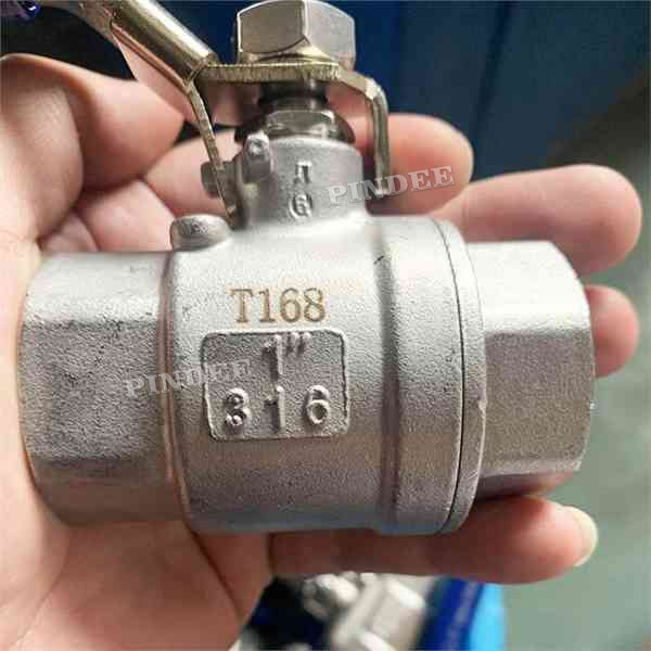 2PC Stainless Steel Ball Valve With Mounting Pad