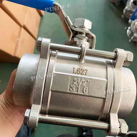 3PC Stainlesss Steel Butt Weld Ball Valve