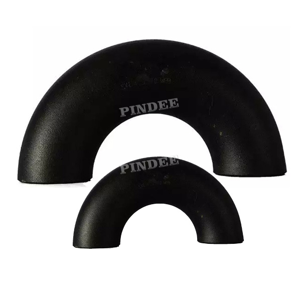 180° Elbow Return Black Paint Carbon Steel Fittings